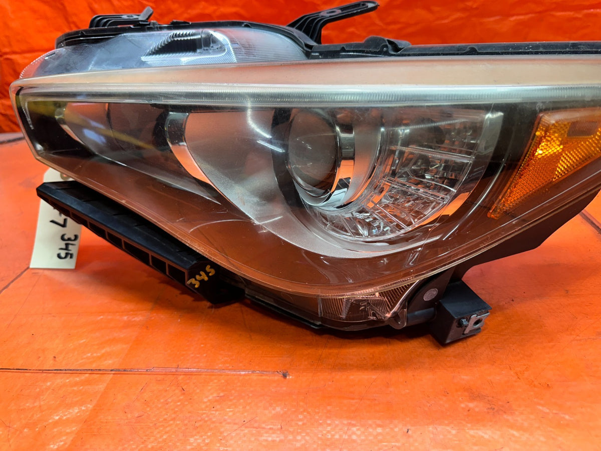 14-15 INFINITI Q50 NON ADAPTIVE DRIVER LEFT HEADLIGHT HEADLAMP OEM OE FACTORY6