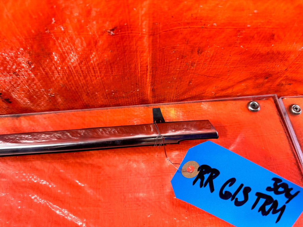04-08 ACURA TSX - RIGHT REAR EXTERIOR WINDOW GLASS TRIM - OEM FACTORY #3041