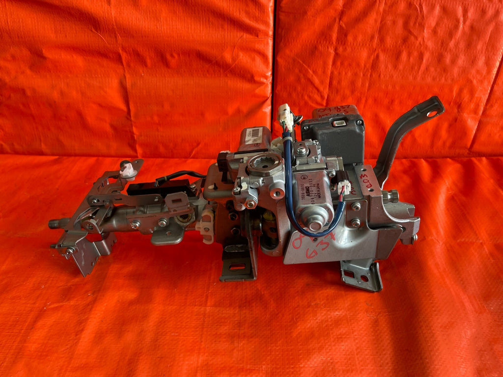 2009 INFINITI G37 SPORT S 2D COUPE STEERING COLUMN W/ ALL MOTORS & MODULES OEM1