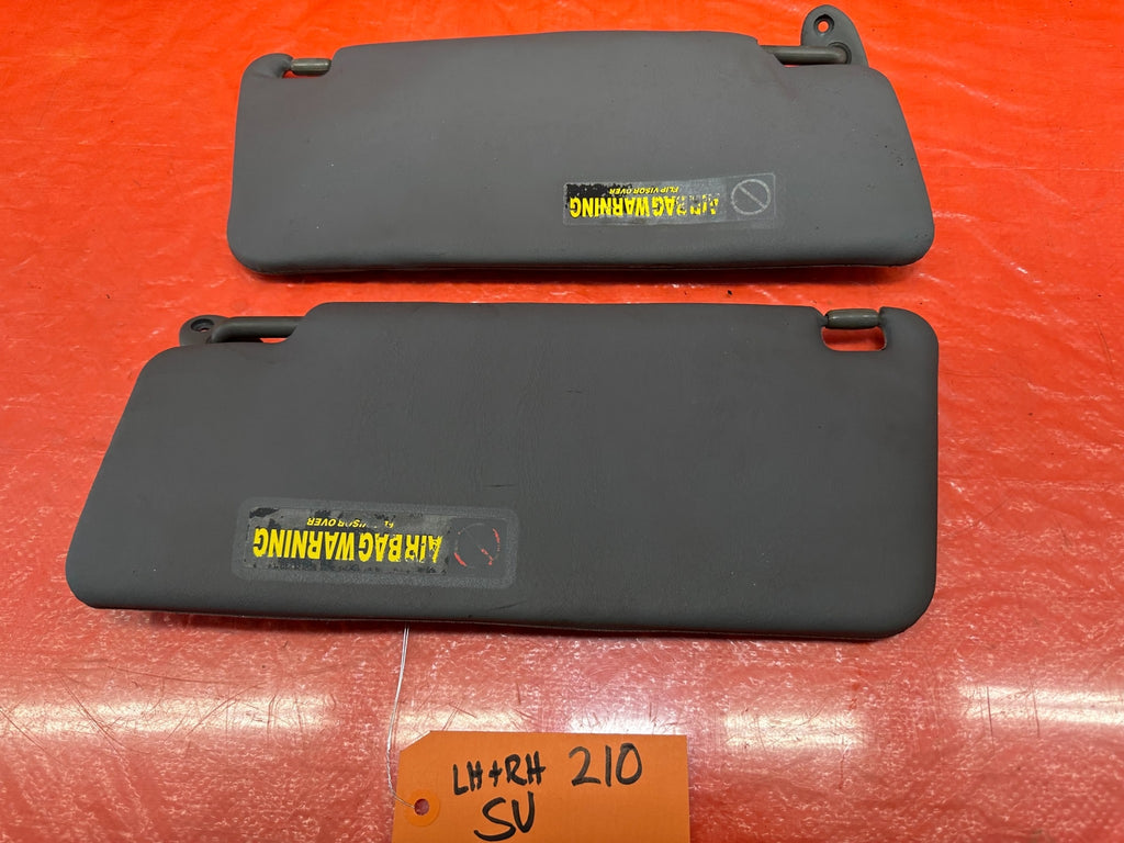 97 01 HONDA PRELUDE   LEFT AND RIGHT SUN VISORS   OEM FACTORY OE #2104