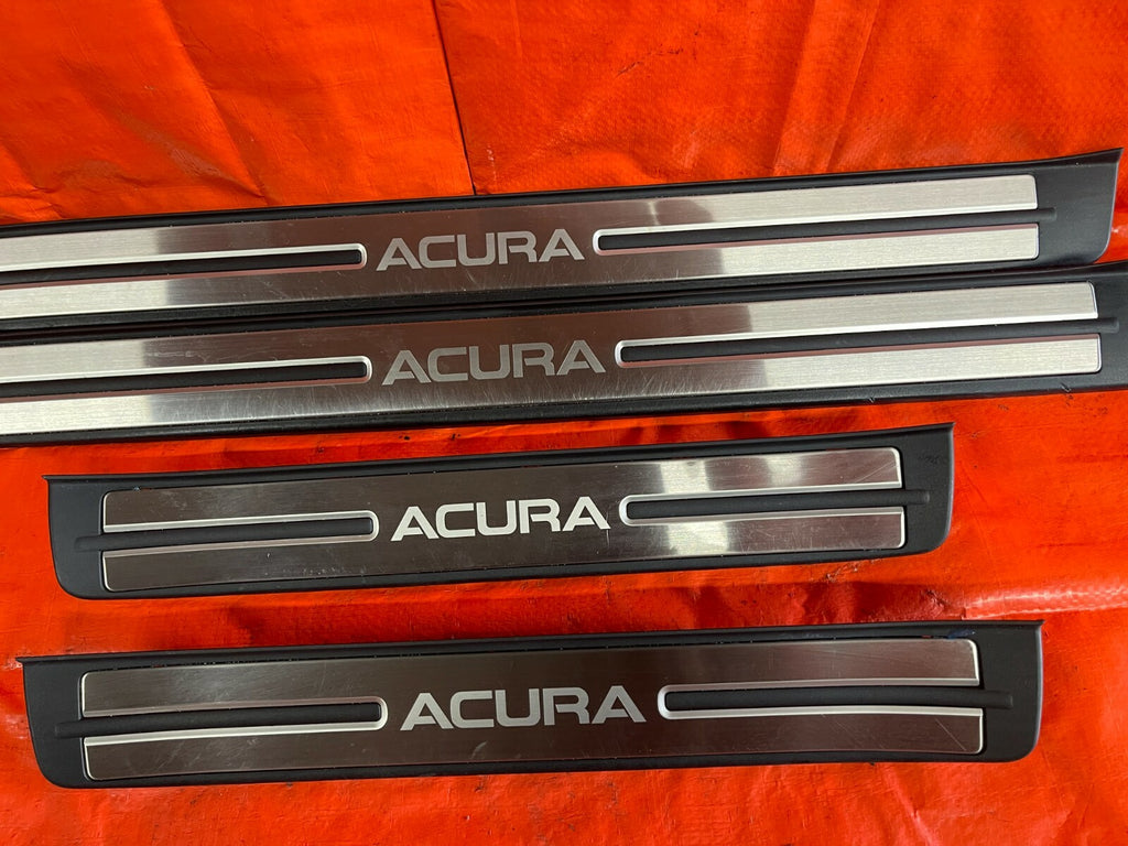 09 12 ACURA RL   INTERIOR DOOR SILL SET   FRONT REAR LEFT RIGHT SILLS    OEM OE3