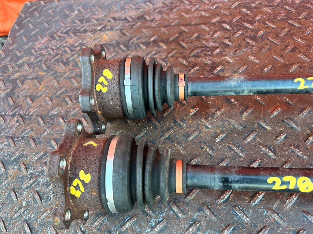 08 15 INFINITI G37 & Q60   LEFT & RIGHT   MANUAL STICK SHIFT AXLES   OEM #2788