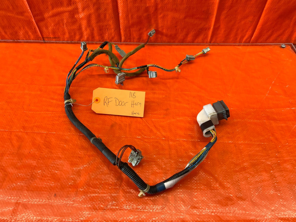 96 01 INTEGRA SEDAN PASSENGER RIGHT FRONT DOOR WIRING HARNESS WIRE LOOM OEM #1180