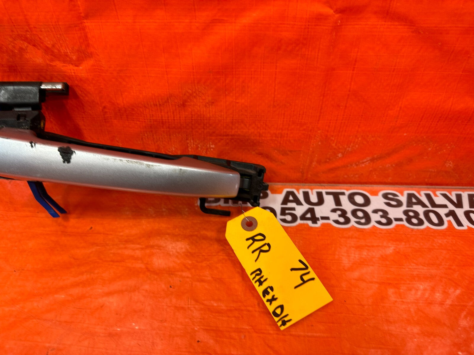 2012 SUBARU WRX STI SEDAN   PASSENGER RIGHT REAR EXTERIOR DOOR HANDLE OEM #745