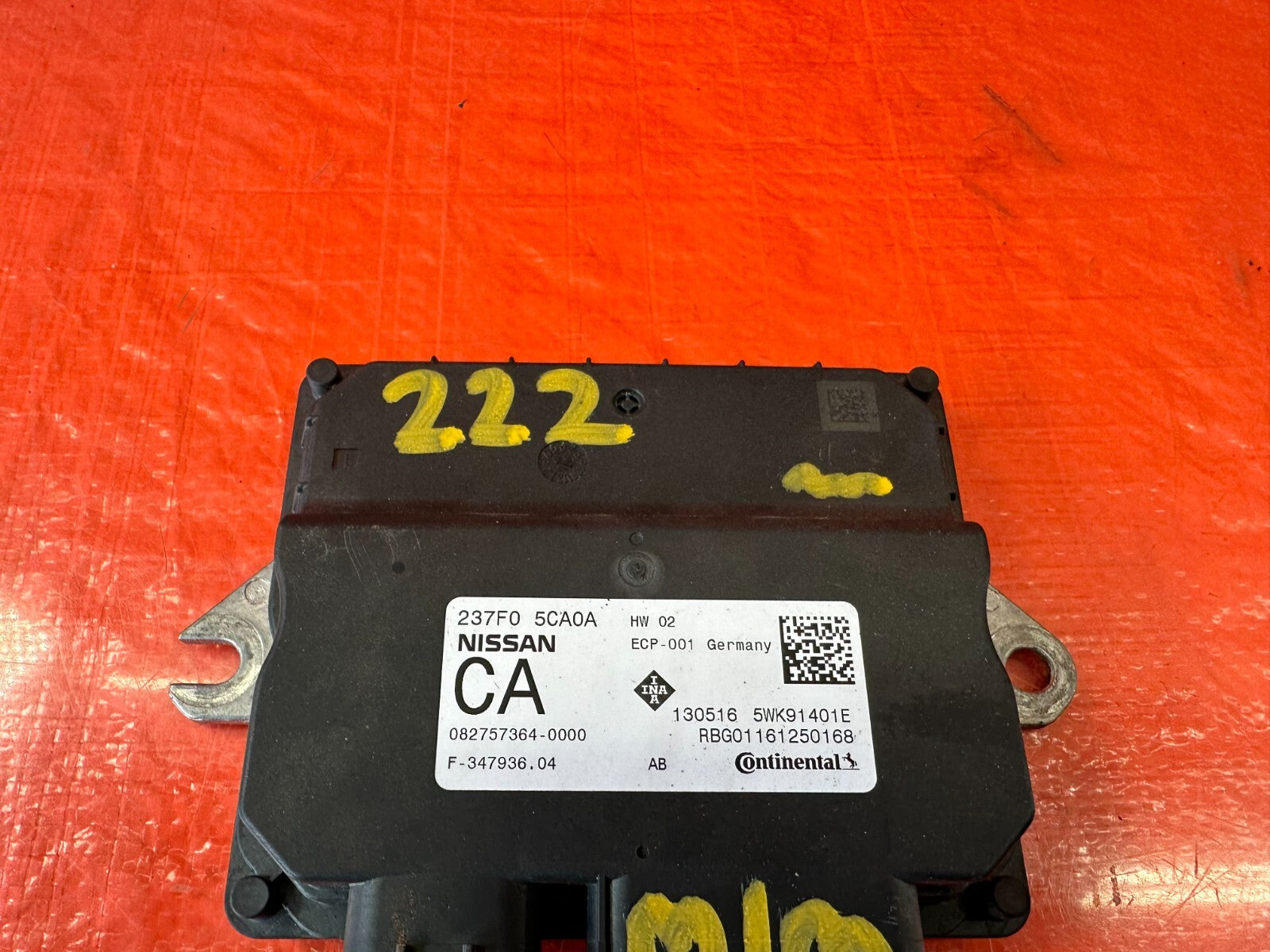 OEM 2017 17 INFINITI Q60 AWD 3.0L TT   VTC CONTROL MODULE   237F0 5CA0A   #2223
