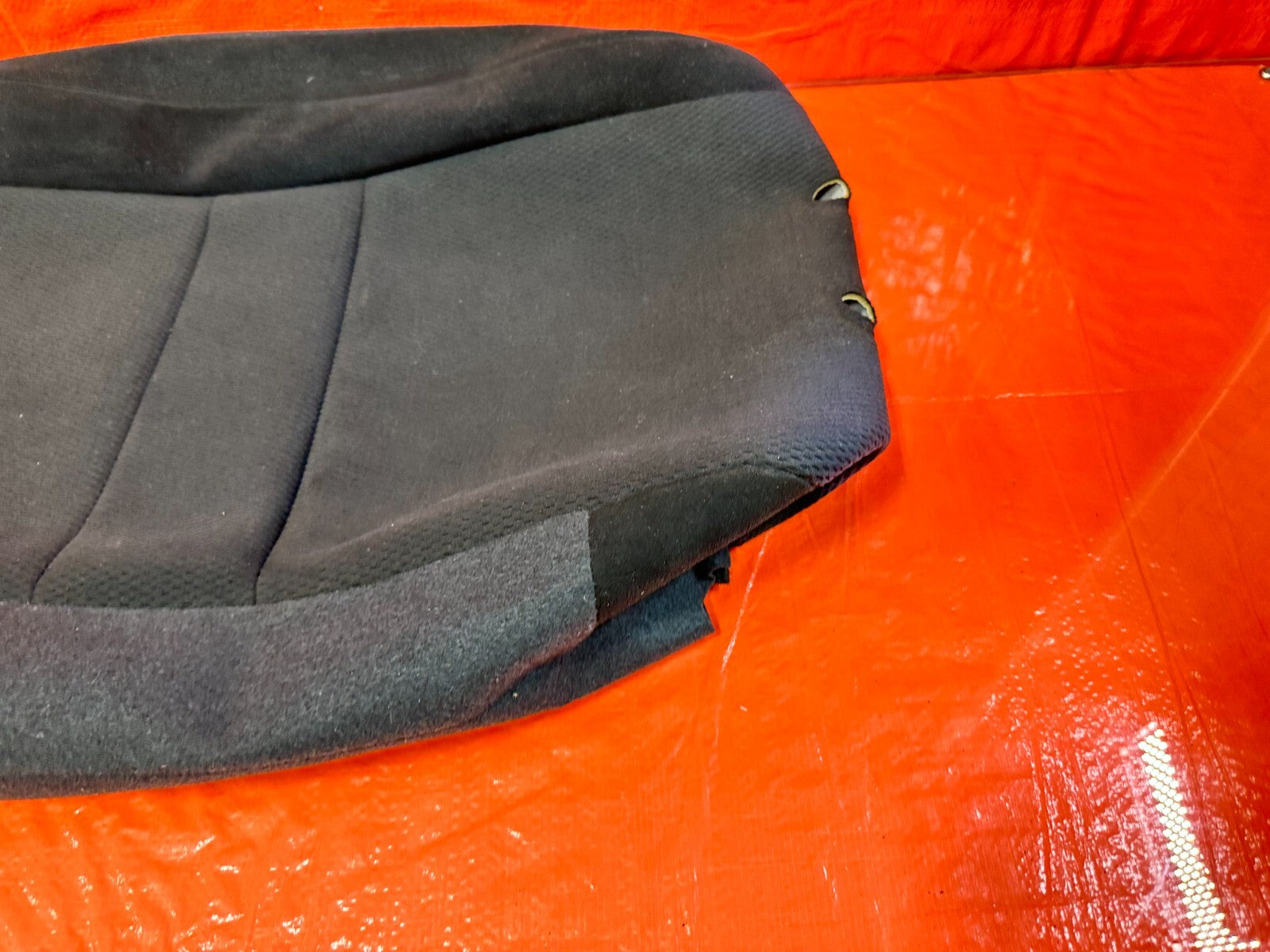 06 08 HONDA CIVIC SI 2D PASSENGER RIGHT REAR UPPER SEAT SKIN WRAP FABRIC OEM 2644
