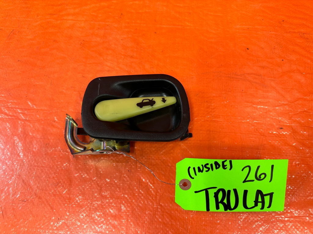 02 10 LEXUS SC430 TRUNK LID LATCH LOCK ACTUATOR INTERIOR RELEASE HANDLE OEM #2610
