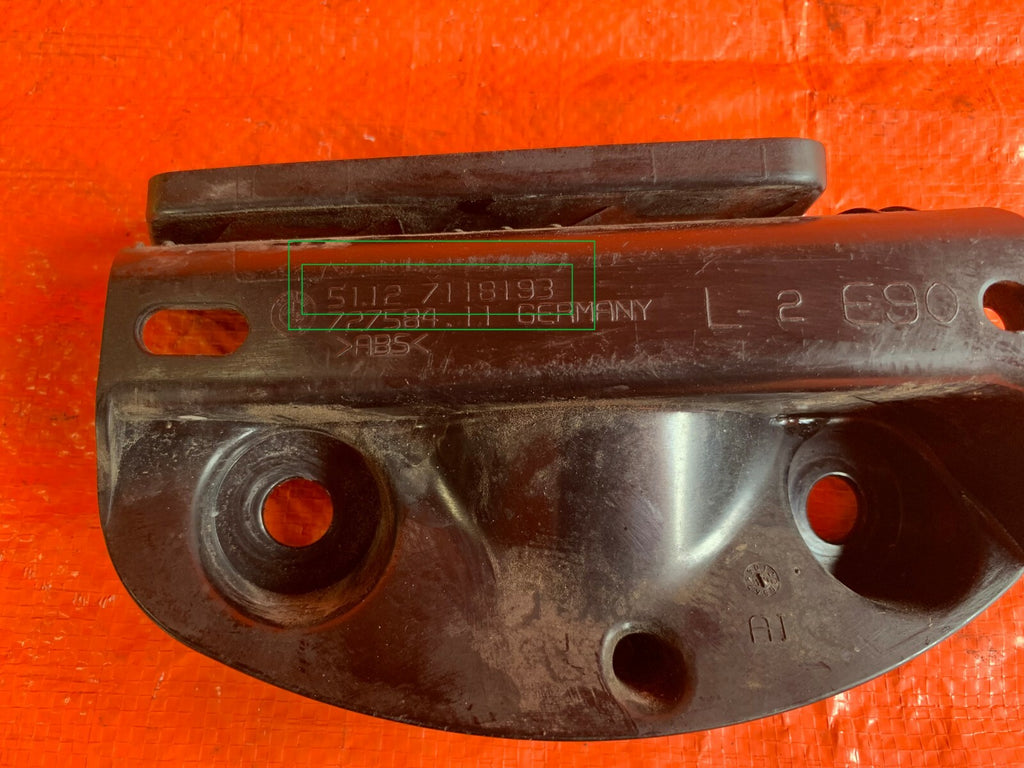 OEM 2007 BMW 335Xi 335i AWD SEDAN 4 DOOR DRIVER LEFT REAR BUMPER BRACKET SUPPORT3
