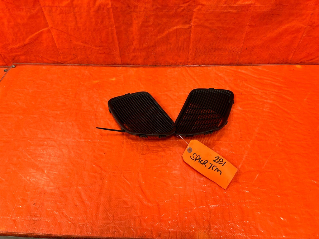 94 01 ACURA INTEGRA 2D REAR SPEAKER COVER TRIM PLASTIC LEFT & RIGHT BLACK OEM 810