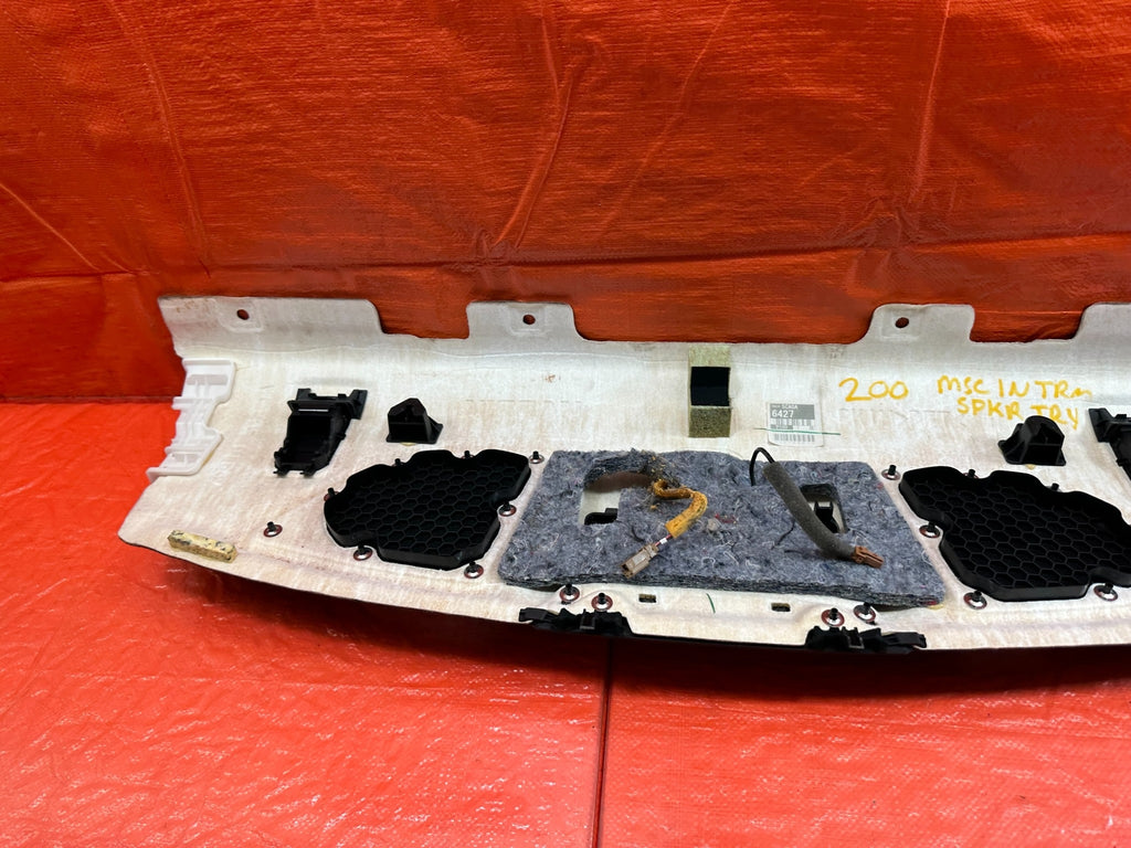17 20 INFINITI Q60   REAR UPPER TRUNK TRIM / SPEAKER COVER   OEM FACTORY #20014