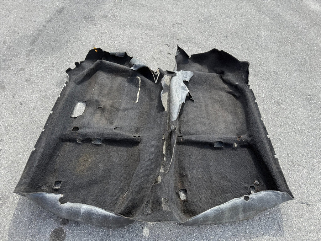 93 97 HONDA DEL SOL   INTERIOR FLOOR CARPET RUG MAT   BLACK IN COLOR   OEM #2957