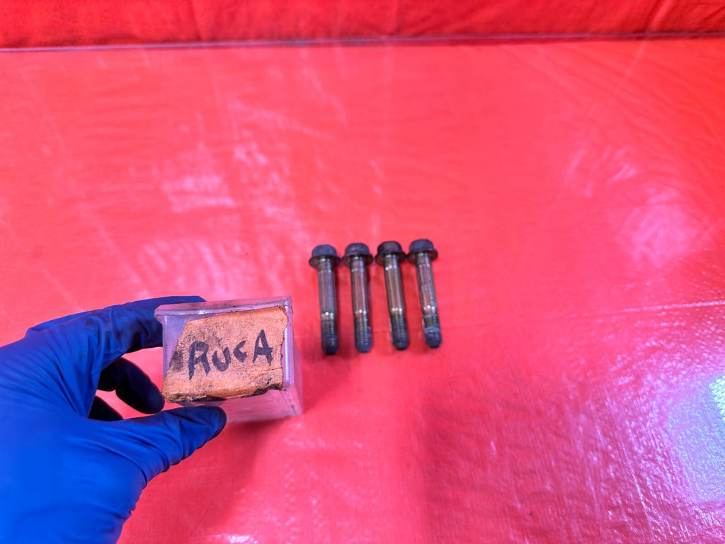 00 09 HONDA S2000   LEFT & RIGHT REAR   UPPER CONTROL ARM BOLTS HARDWARE OEM 2900