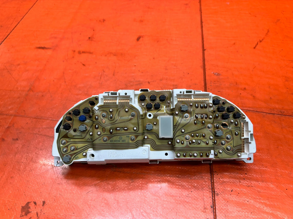97 01 HONDA PRELUDE 2.2L MT MANUAL SPEEDOMETER INSTRUMENT GAUGE CLUSTER #33612