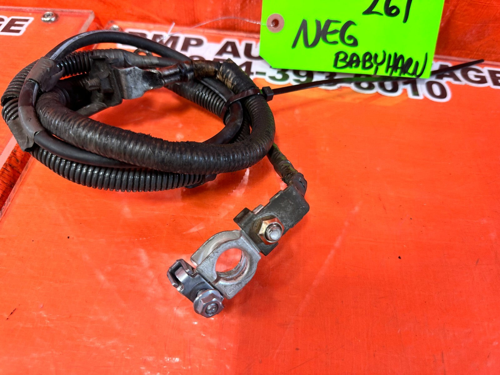 2002 02 LEXUS SC430   NEGATIVE TERMINAL & GROUND WIRE HARNESS SET   OEM #2614