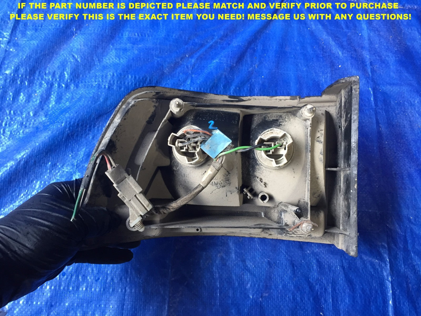 OEM 1994 1995 1996 FORD ESCORT PASSENGER RIGHT TAIL LIGHT 94 95 96 R RH4