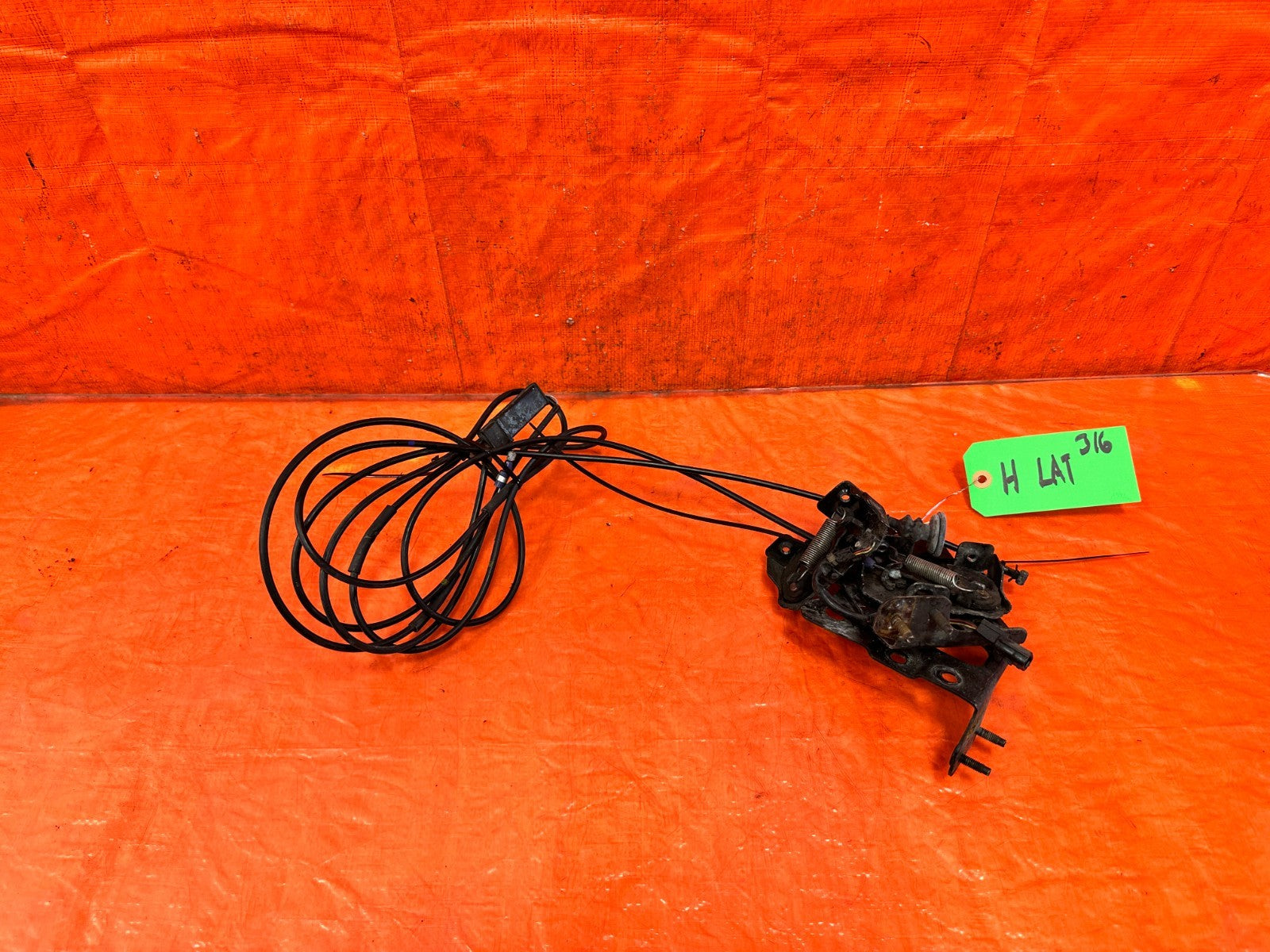 14 23 INFINITI Q50   HOOD LATCH SET AND RELEASE CABLE COMBO PACKAGE   OEM #3160