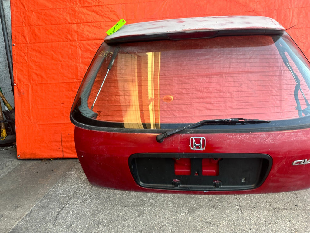 96 00 HONDA CIVIC   REAR HATCH BACK HATCHBACK TAIL GATE TAILGATE TRUN OEM #2875