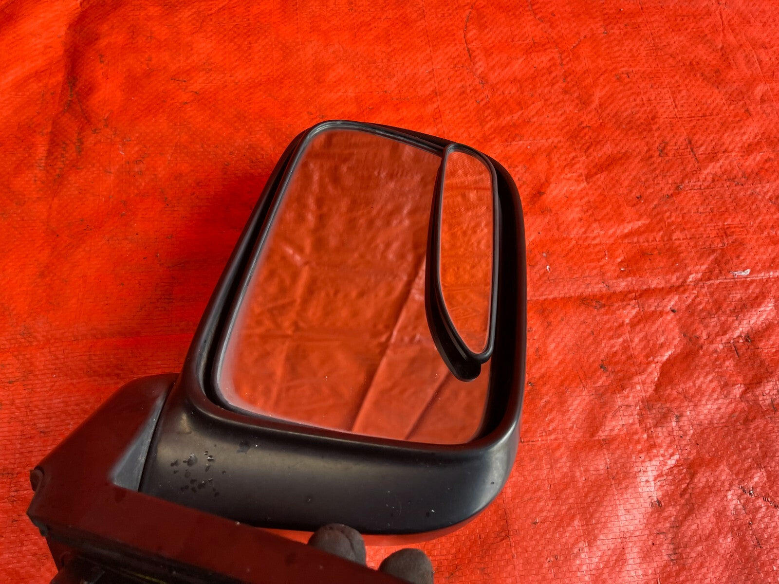 97 01 HONDA CR V   EXTERIOR SIDE VIEW MIRROR   DRIVER LEFT SIDE   BLACK   OEM 767