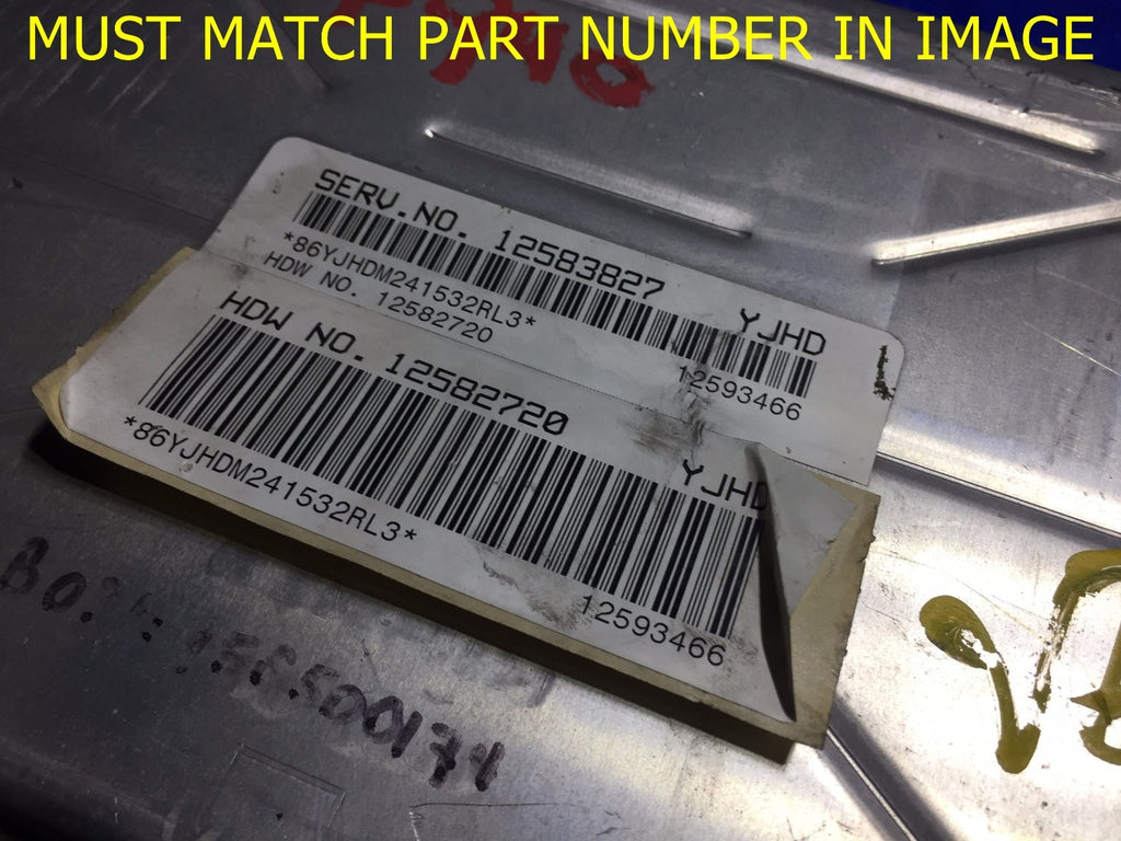 OEM ENGINE COMPUTER ECU ECM BRAIN EBX MODULE 12583827 YJHD1