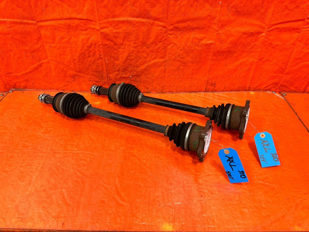 08 15 INFINITI G37 & Q60   LEFT & RIGHT   MANUAL STICK SHIFT AXLES   OEM #3100