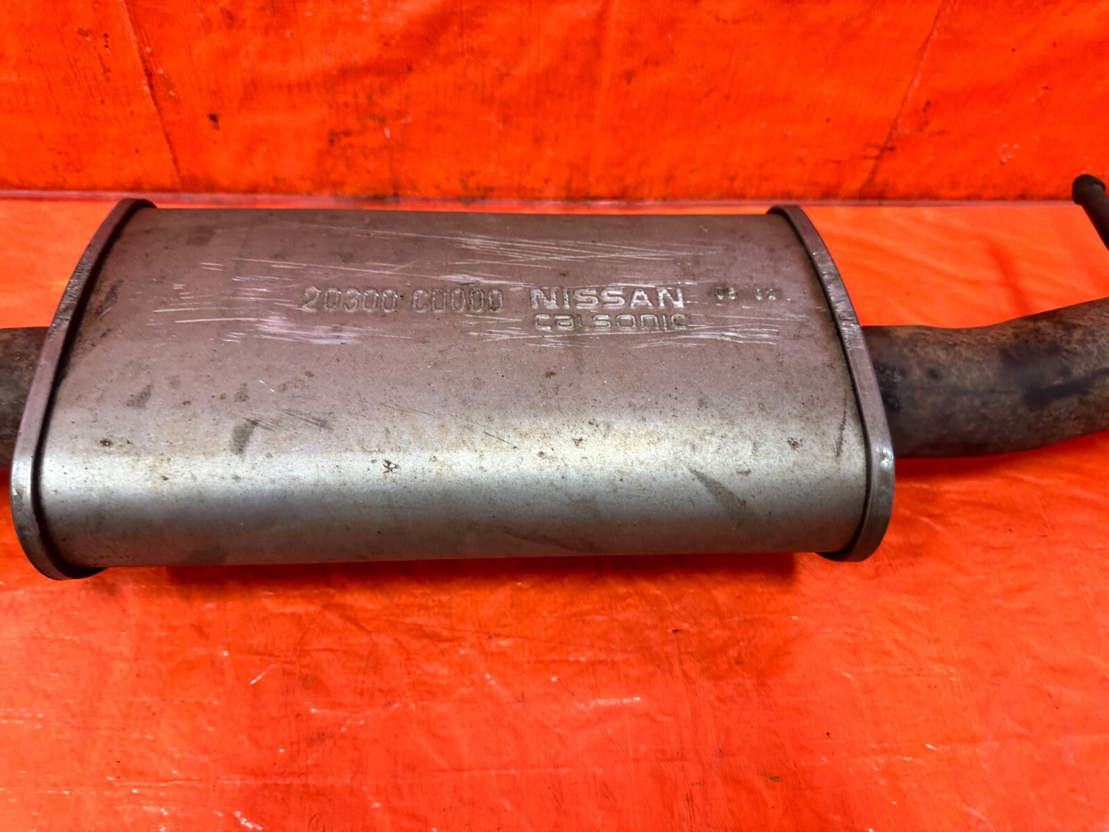 03 05 INFINITI G35 COUPE   CENTER EXHUAST MID PIPE W/ RESONATOR   OEM #2984