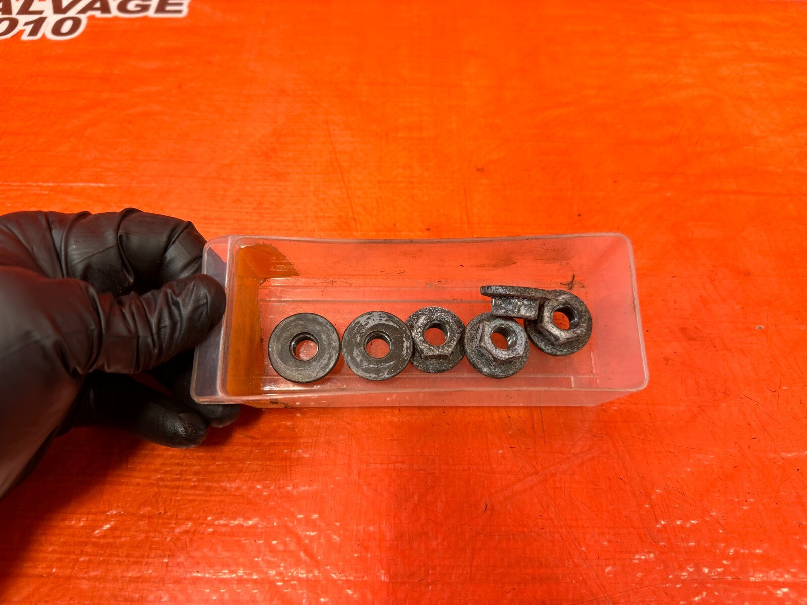 00 05 TOYOTA CELICA   REAR SHOCK BOLTS NUTS HARDWARE   OEM #2500