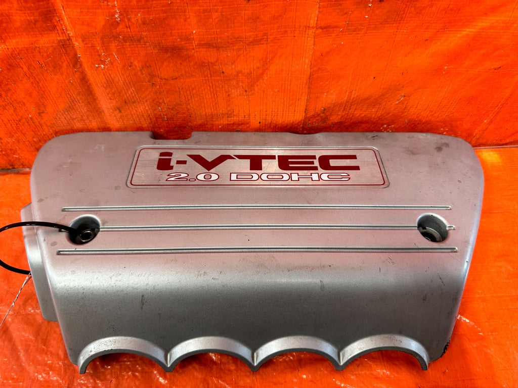 06 11 HONDA CIVIC SI K20Z3 INTAKE MANIFOLD & COIL PACK COVER PLASTIC TRIM #3002