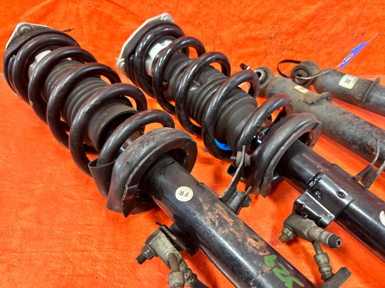 09 15 INFINITI G37 Q60 CONV FRONT REAR SHOCKS STRUTS SPRINGS SUSPENSION #3298