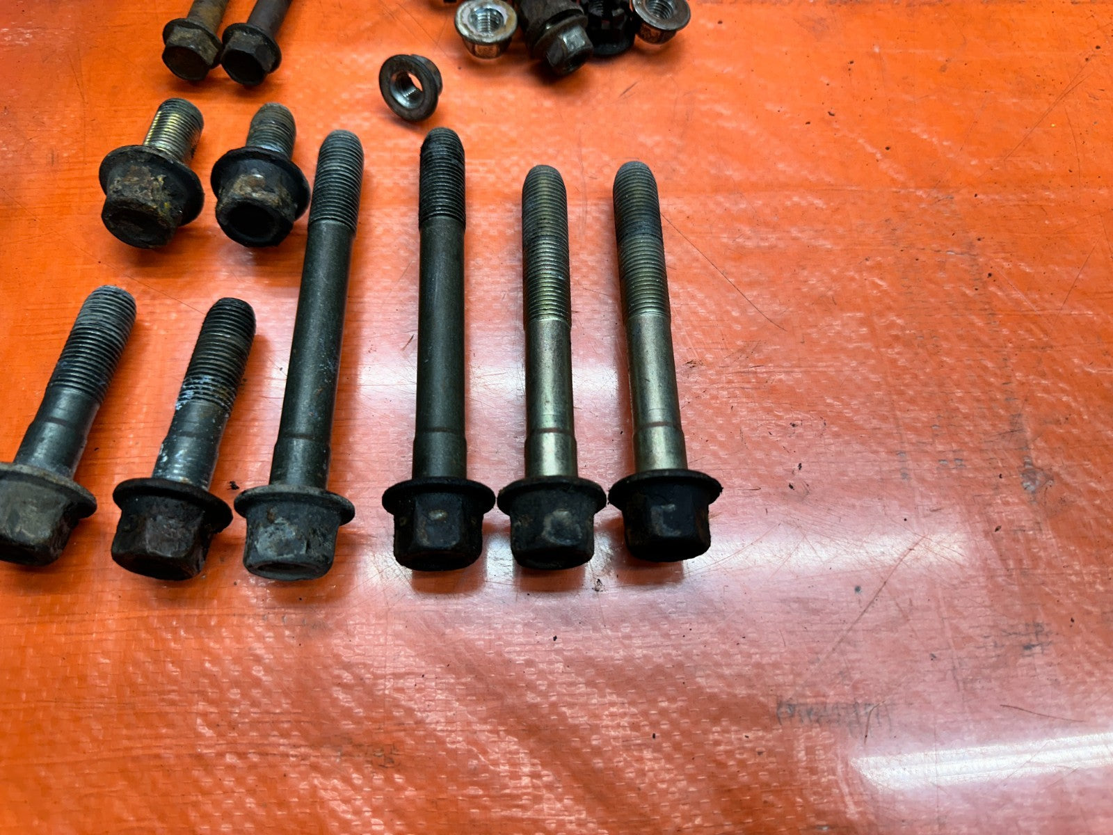94-01 ACURA INTEGRA FRONT SUBFRAME CROSSMEMBER MOUNTING BOLTS SET OEM #3404