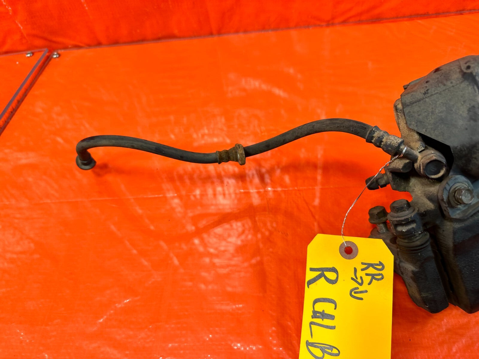 92 01 HONDA PRELUDE   BRAKE CALIPER   PASSENGER RIGHT REAR   OEM FACTORY #2637