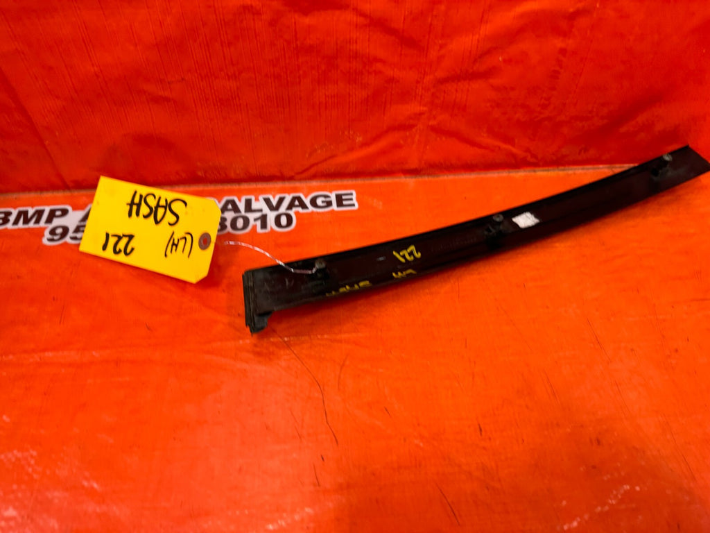 92 93 HONDA CIVIC COUPE & HATCH DRIVER LEFT DOOR SASH TRIM MOLDING STRIP OEM 2219