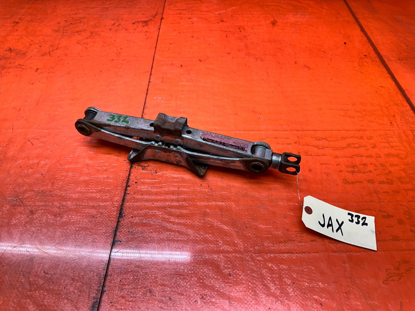 92 96 HONDA PRELUDE FACTORY SPARE TIRE SCISSOR JACK OEM #3320