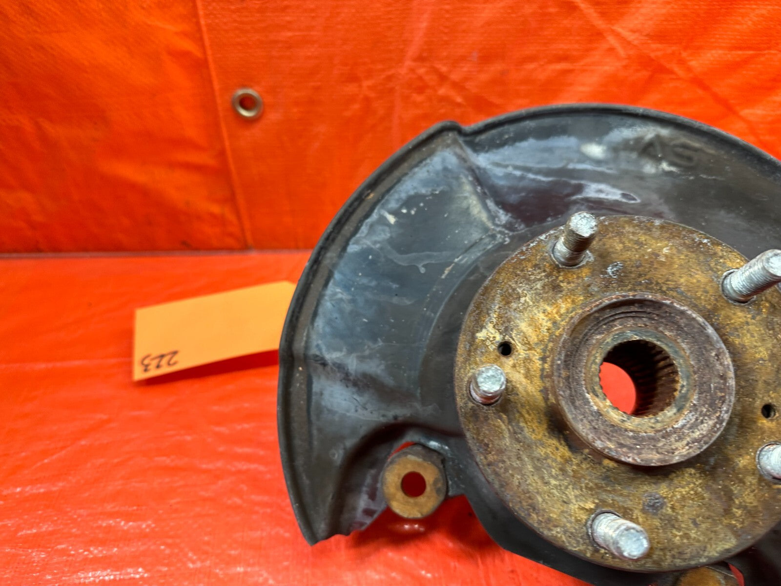 06 11 HONDA CIVIC SI   DRIVER LEFT FRONT SPINDLE KNUCKLE HUB 36MM   OEM OE #2234