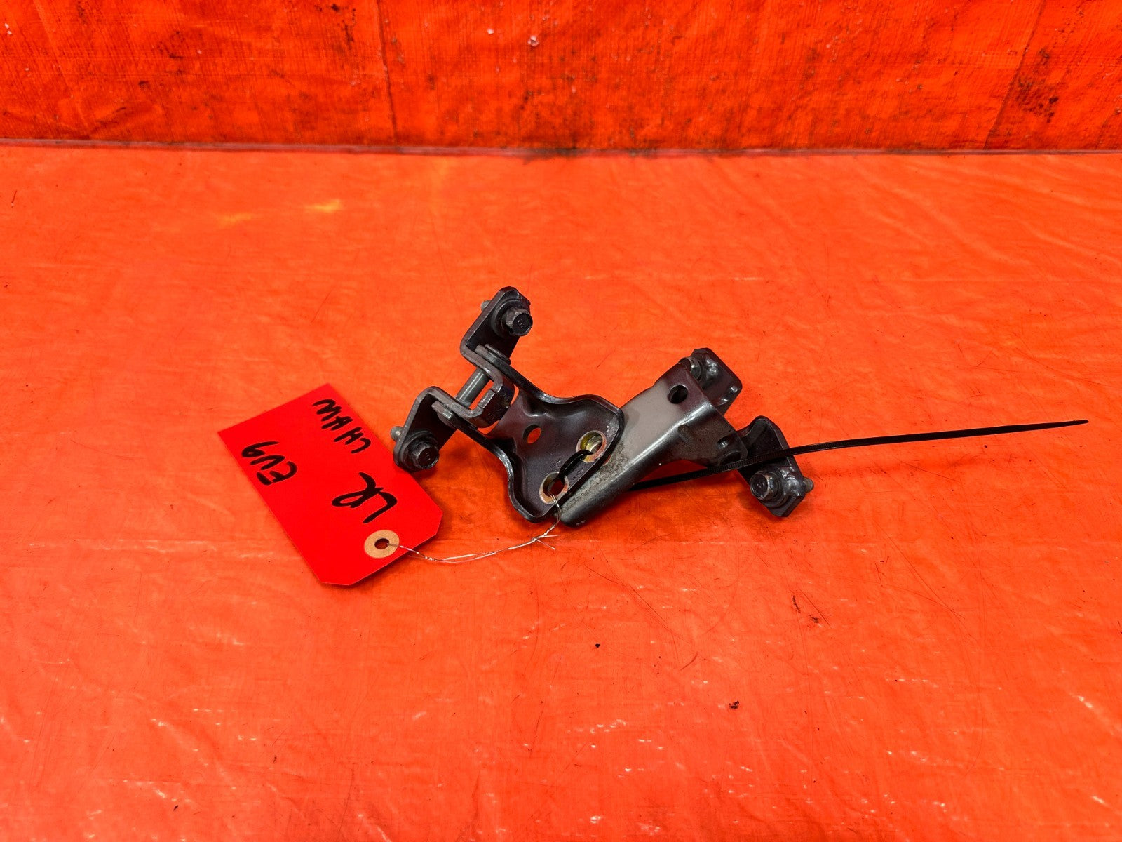 03 05 LANCER EVOLUTION EVO VIII IX 8 9   LEFT REAR DOOR HINGES DRIVER OEM EV91
