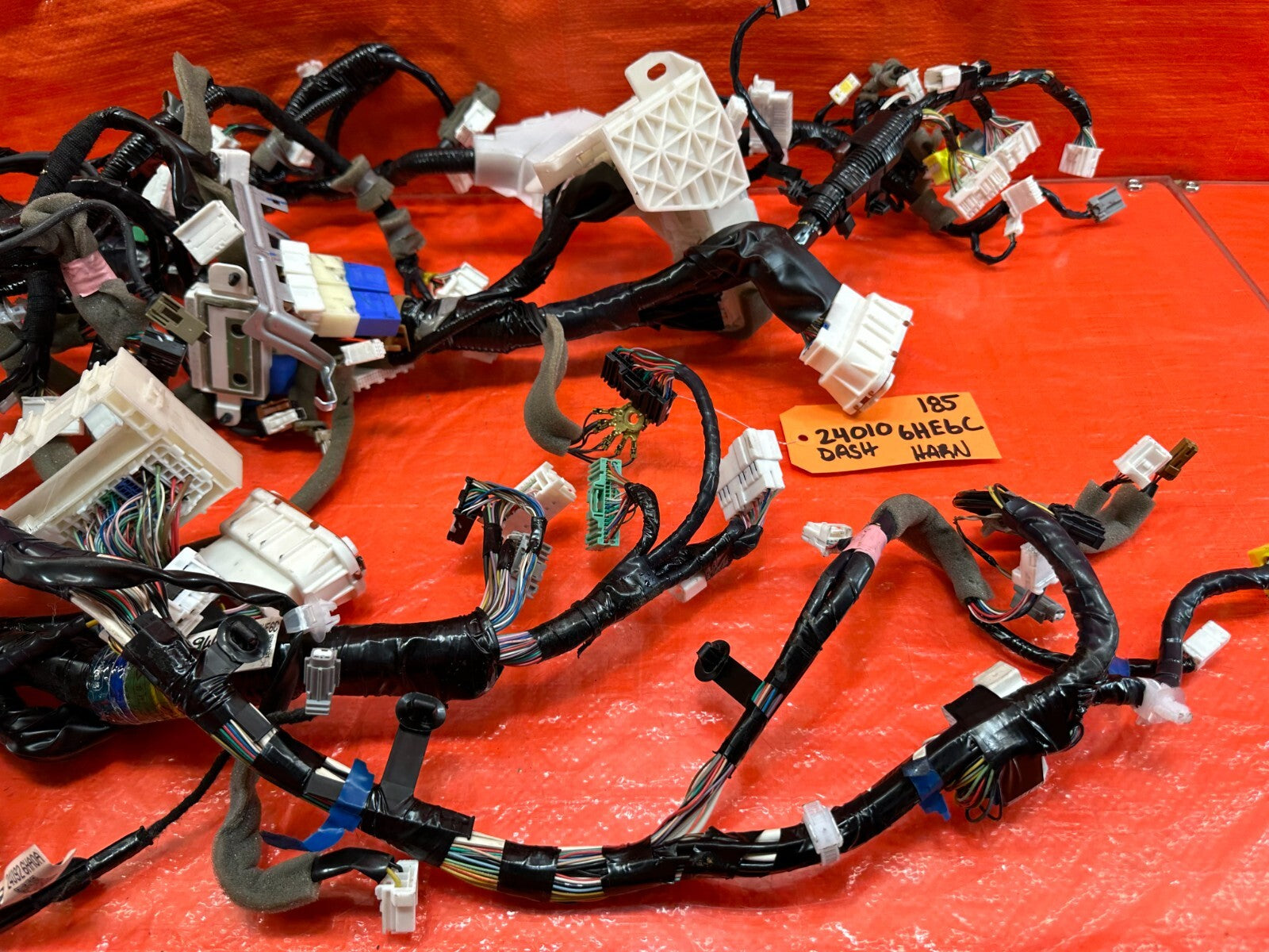 2017 INFINITI Q50 RED SPORT 400 INTERIOR DASHBOARD DASH WIRING WIRE HARNESS #1857