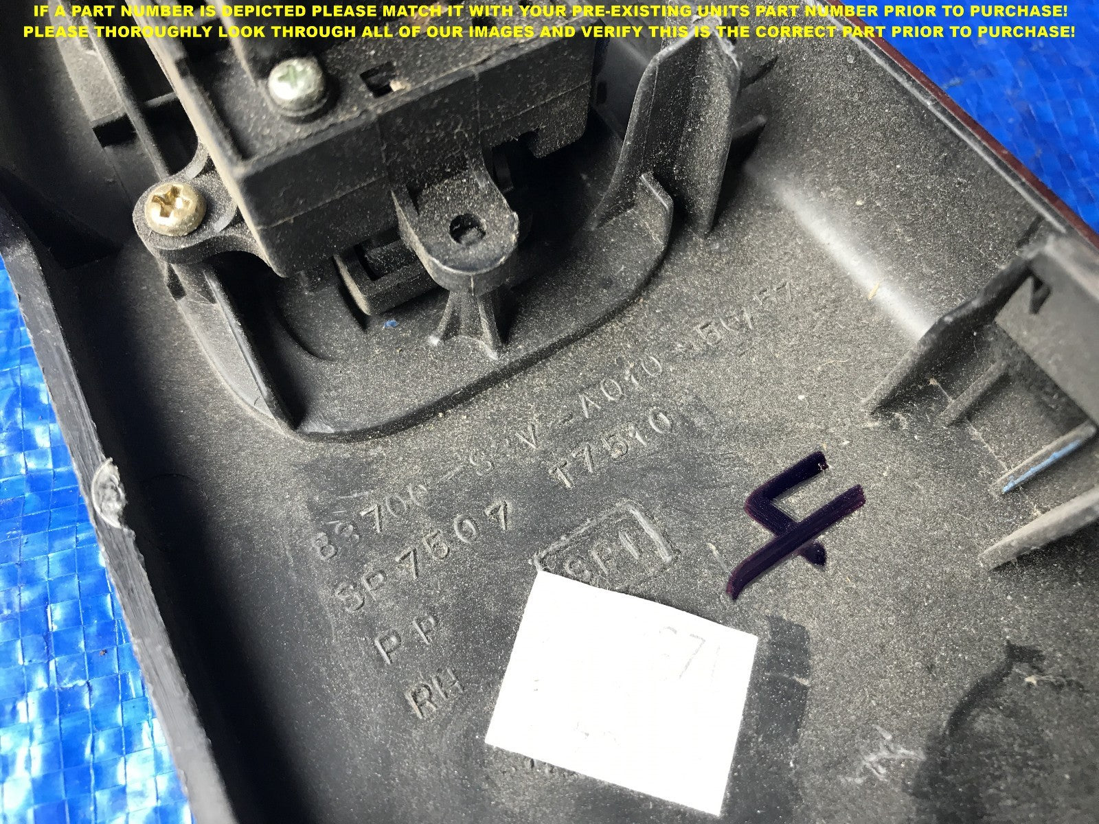 OEM 2004 2005 2006 ACURA MDX PASSENGER RIGHT REAR WINDOW SWITCH     4