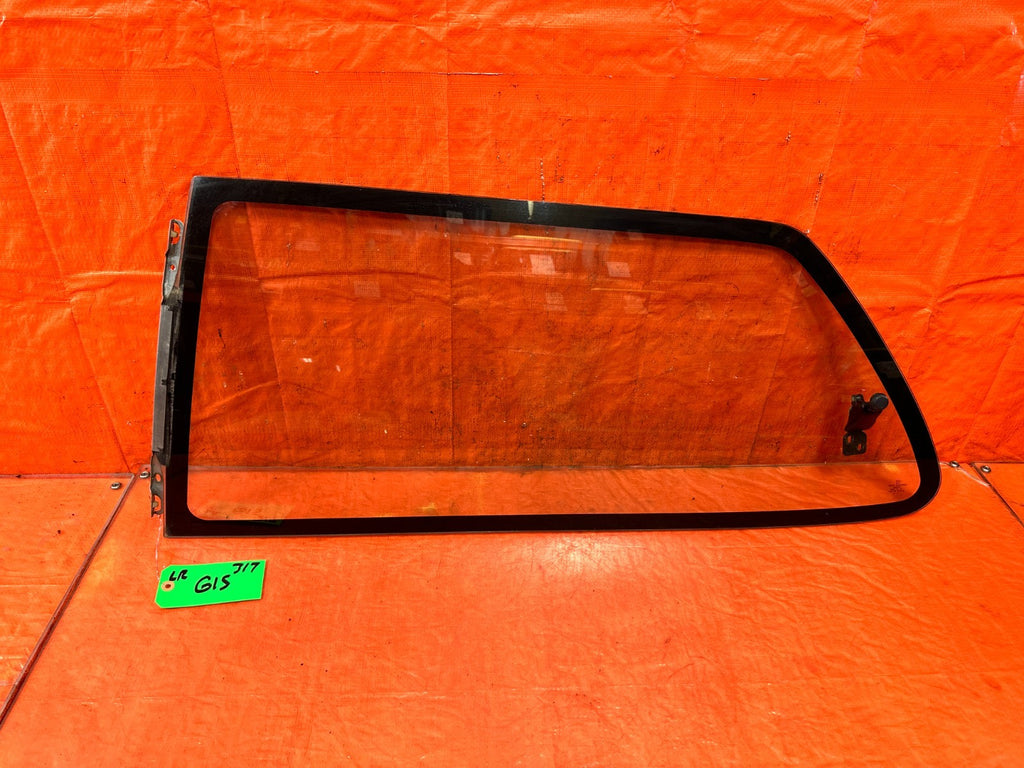 90 91 HONDA CIVIC HATCHBACK   DRIVER LEFT REAR 1/4 QUARTER GLASS WINDOW OEM 3170