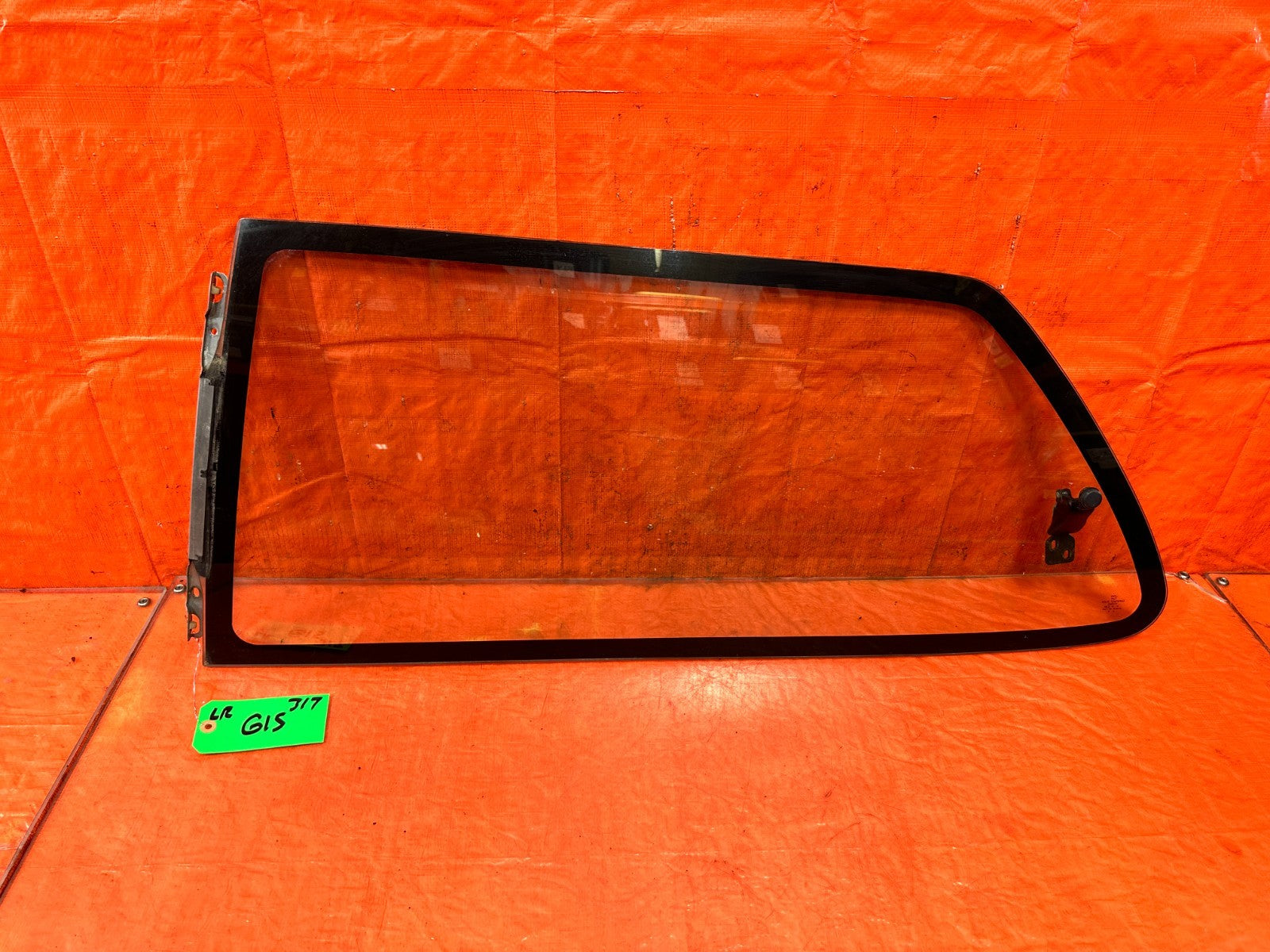90 91 HONDA CIVIC HATCHBACK   DRIVER LEFT REAR 1/4 QUARTER GLASS WINDOW OEM 3170