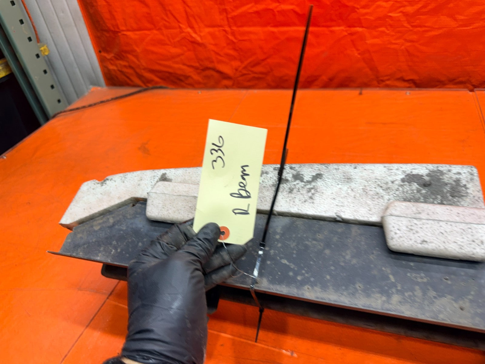 97 01 HONDA PRELUDE 2.2L REAR BUMPER REINFORCEMENT CRASH IMPACT BEAM BAR #33616