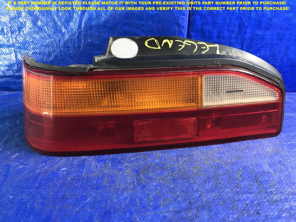 OEM 1987 1988 1989 87 88 89 ACURA LEGEND 2D COUPE DRIVER LEFT TAIL LIGHT L LH0