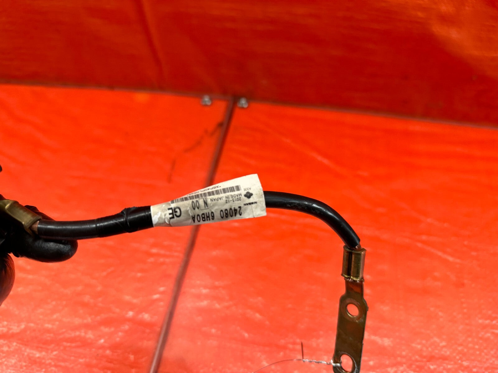 16 20 INFINITI Q50 Q60 3.0L   NEGATIVE TERMINAL BATTERY GROUND WIRE HARNESS #2157