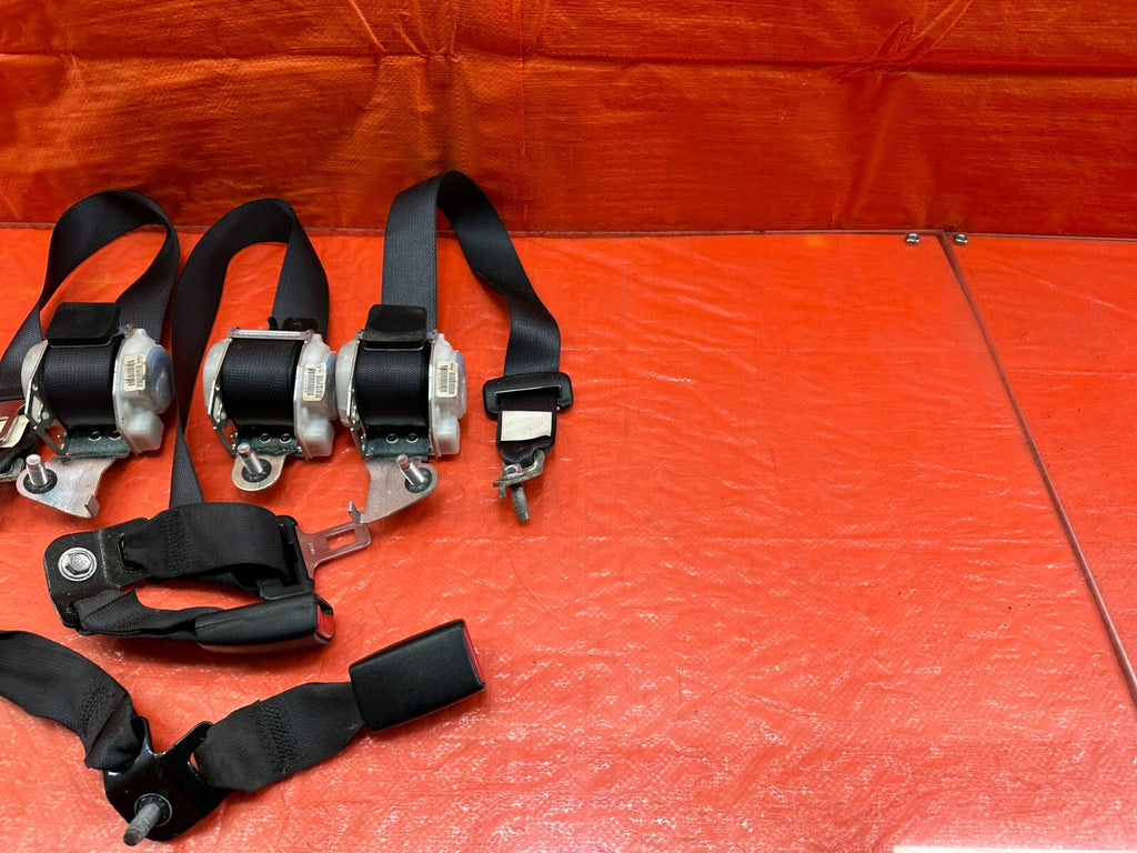 07 11 HONDA CIVIC SI SEDAN REAR SEAT SAFETY BELT SET   LEFT RIGHT BELTS OEM #2201