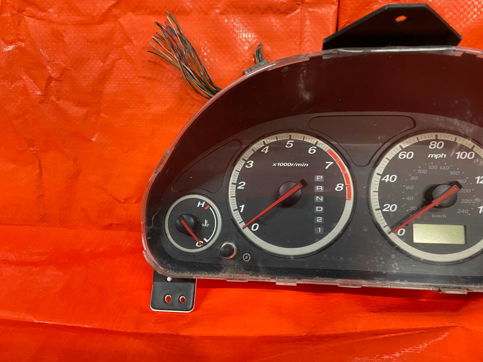 02 04 HONDA CR V   INSTRUMENT GAUGE CLUSTER SPEEDOMETER   78100 S9A A723   OEM3