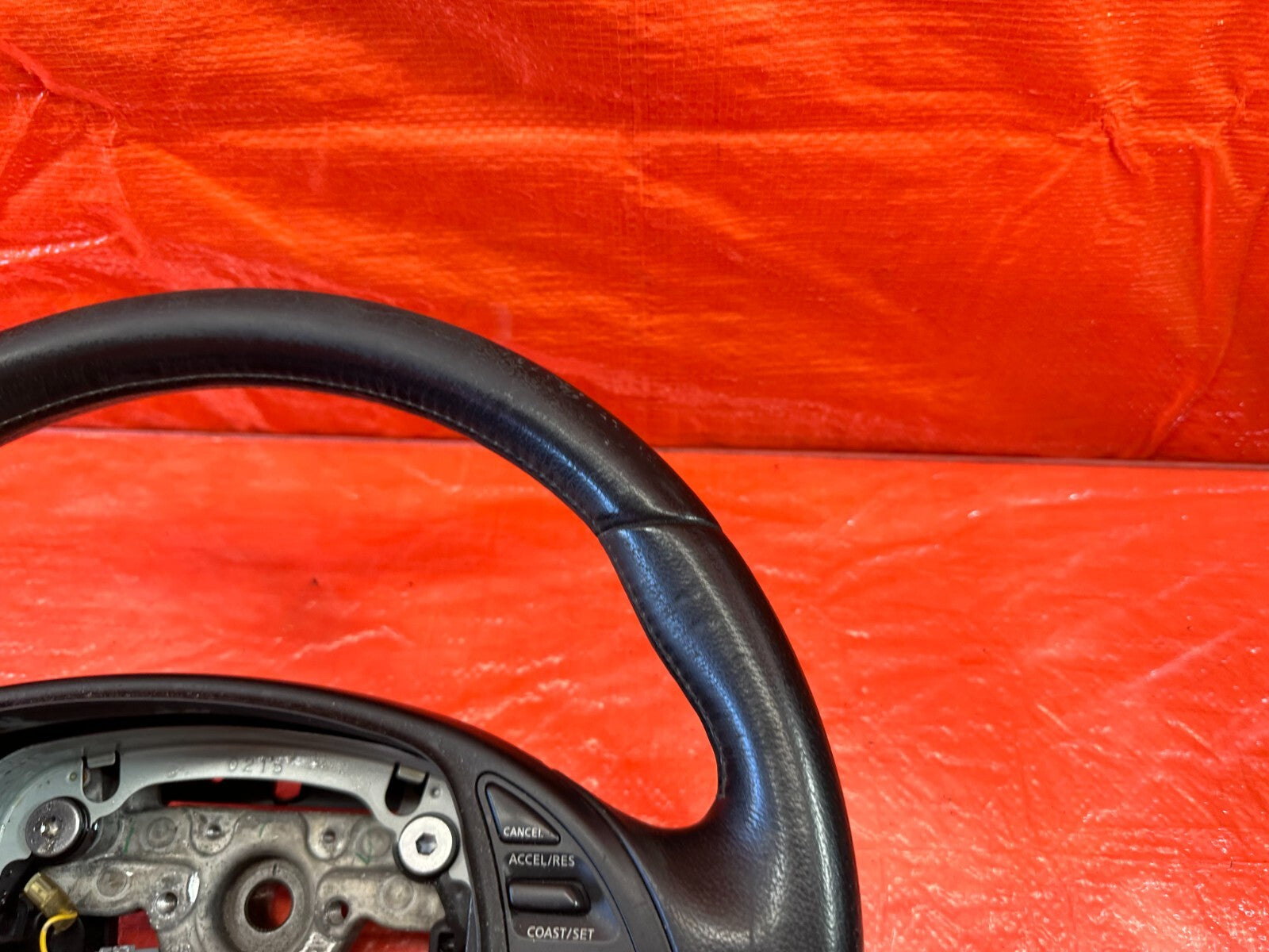 08 15 INFINITI G37 & Q60    2D COUPE  STEERING WHEEL   READ DESC   OEM #1887