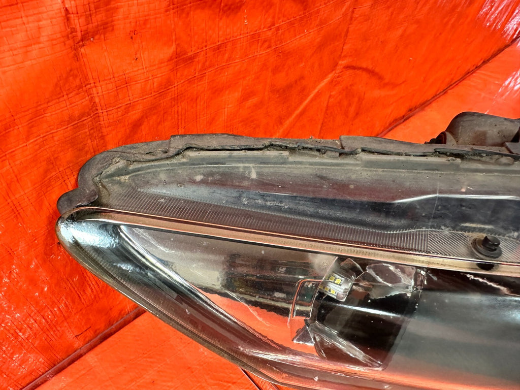 09 14 ACURA TSX   JDM MODEL BLACK HOUGING HEADLIGHT HEADLAMPS   W/ BALLASTS OEM13