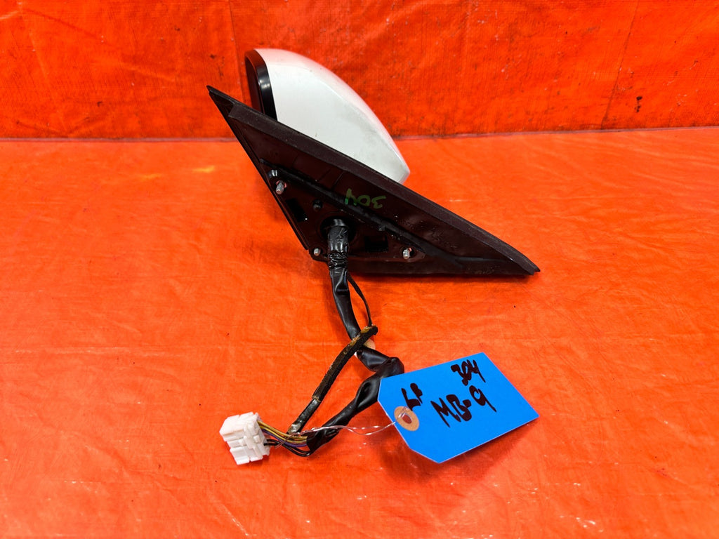 04-08 ACURA TSX - DRIVER LEFT EXTERIOR SIDE VIEW MIRROR WHITE COLOR OE OEM #3041