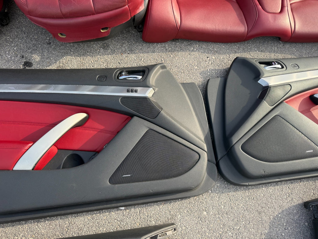 INFINITI G37 Q60 CONVERTIBLE IPL EDITION FRONT SEATS REAR SEATS DOOR PANELS OEM17