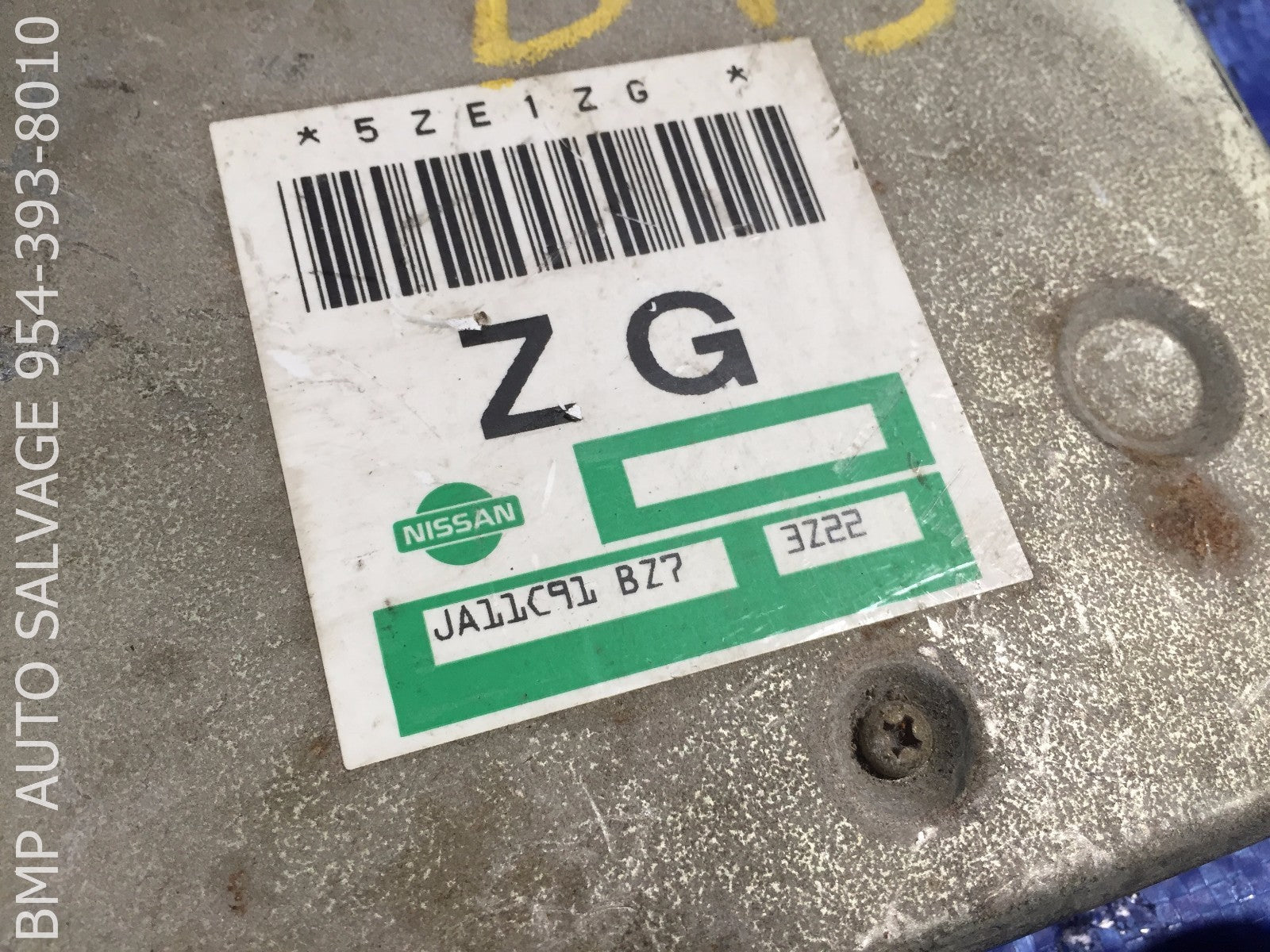 OEM 1994 NISSAN SENTRA ECU # JA11C91 BZ7 ENGINE COMPUTER BRAIN ECM #1112 #99O81