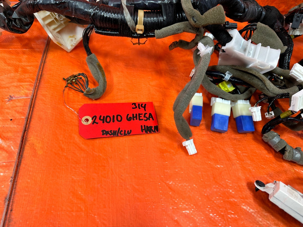 17 INFINITI Q50 RED SPORT 400 DASH BOARD CLUSTER WIRING HARNESS WIRE LOOM #31416