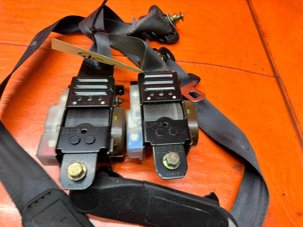 97 01 HONDA PRELUDE 2.2L DRIVER PASSENGER FRONT SEAT BELTS RETRACTOR OEM #3367